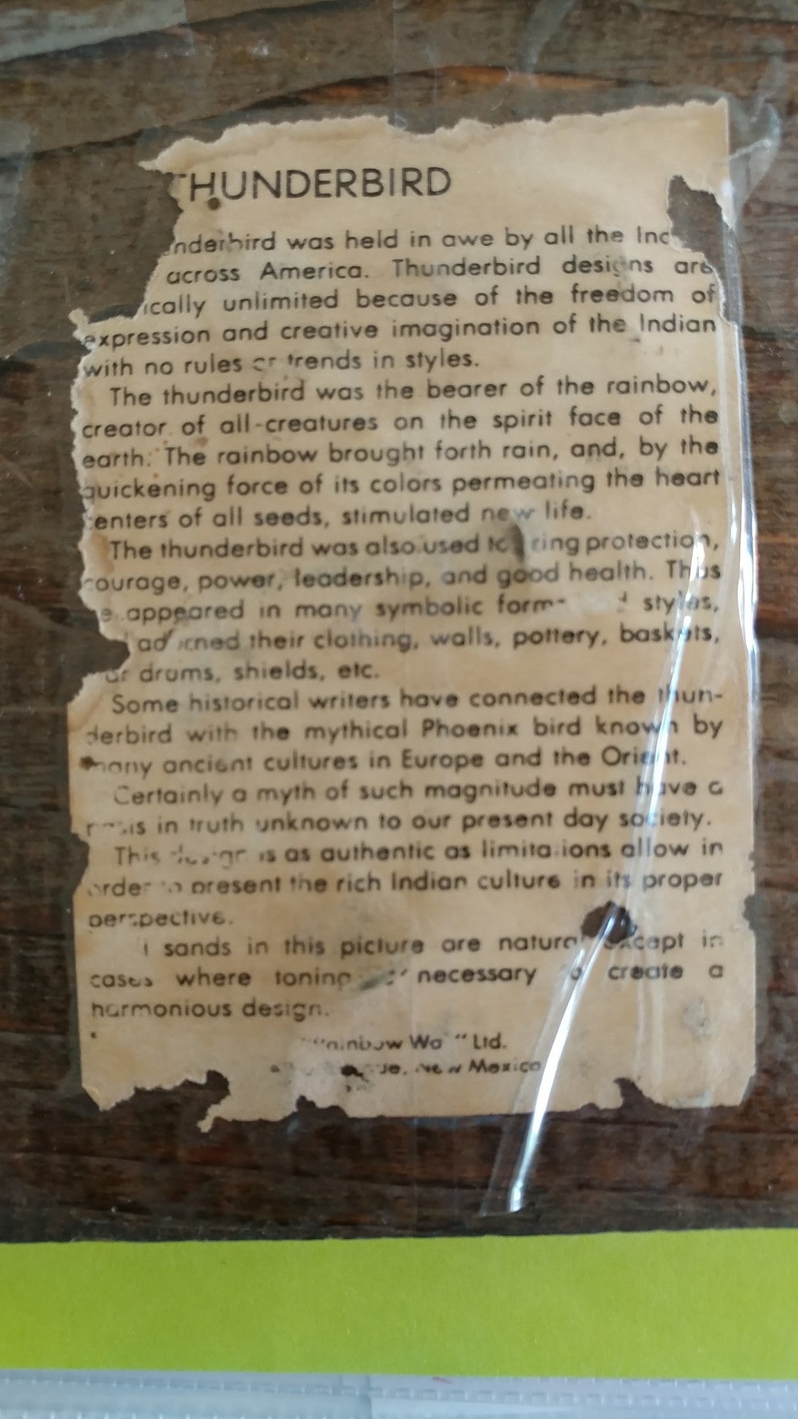 VINTAGE SAND ART PLAQUE
