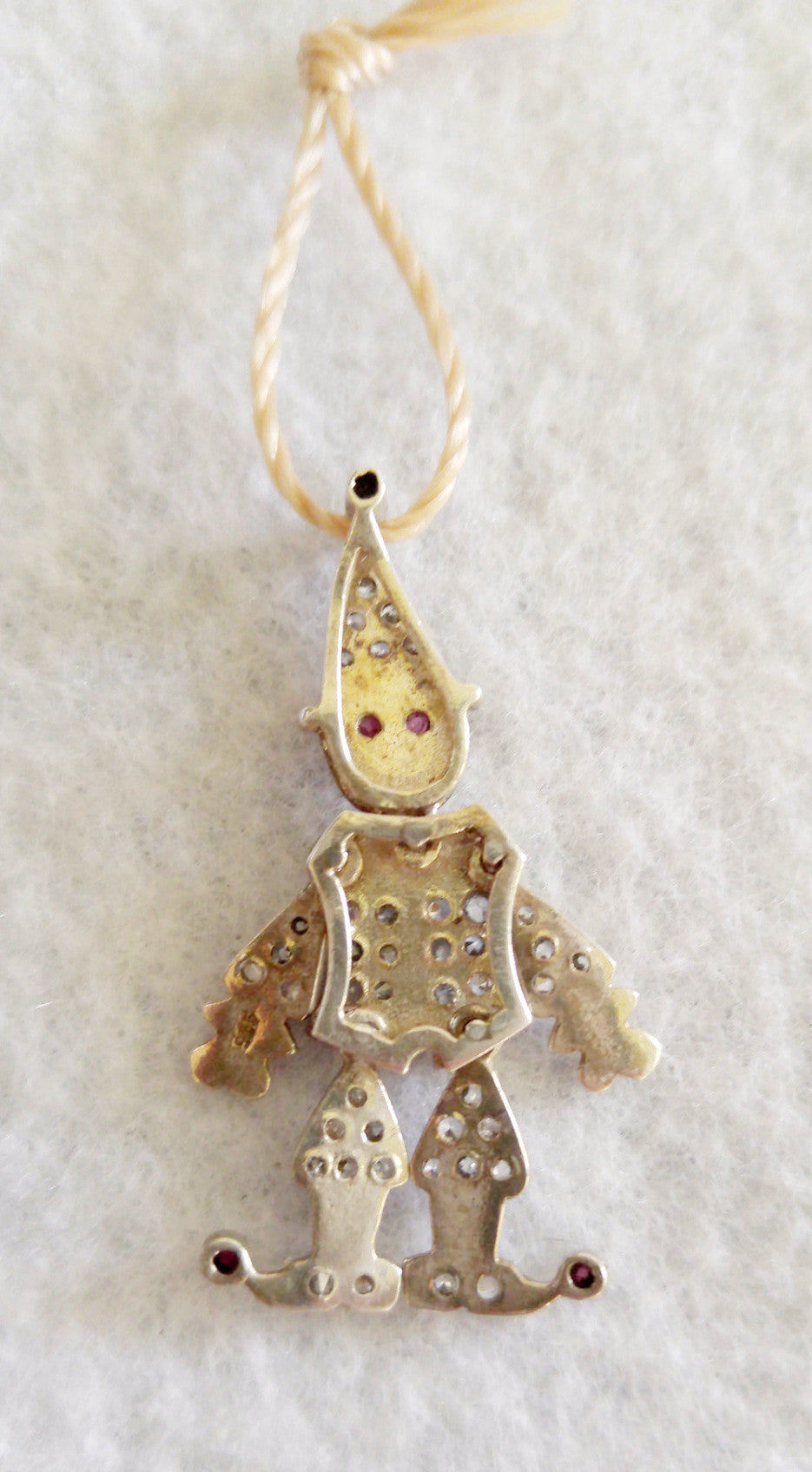 STERLING SILVER PENDANT WITH RHINESTONES