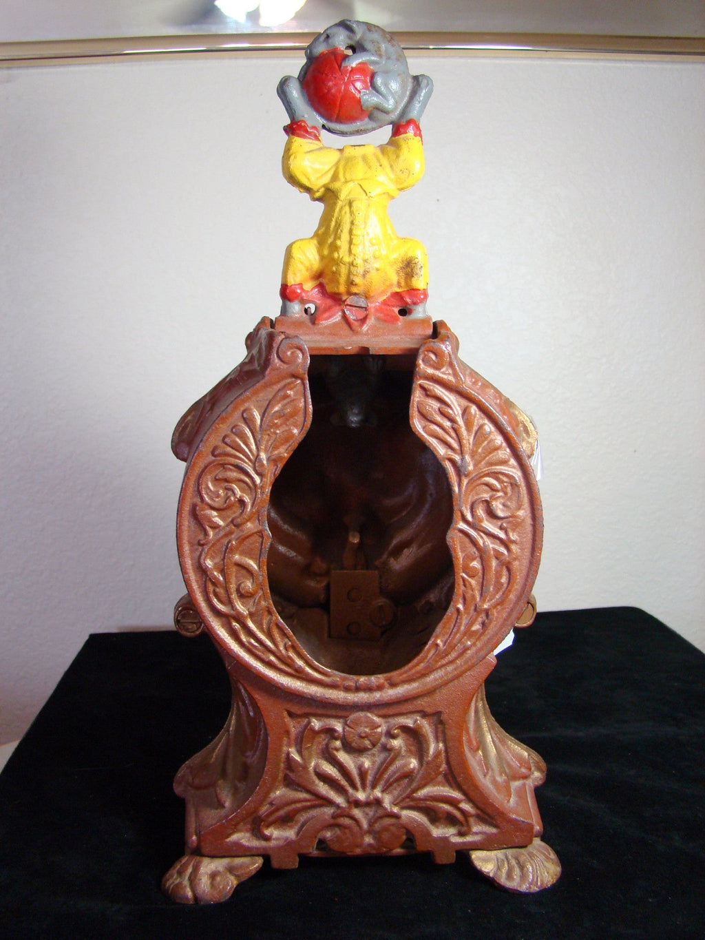 VINTAGE CAST IRON MECHANICAL BANK